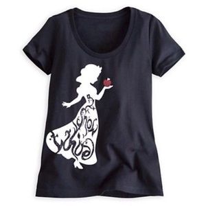 Disney Snow White Silhouette Poison Apple Tee XS